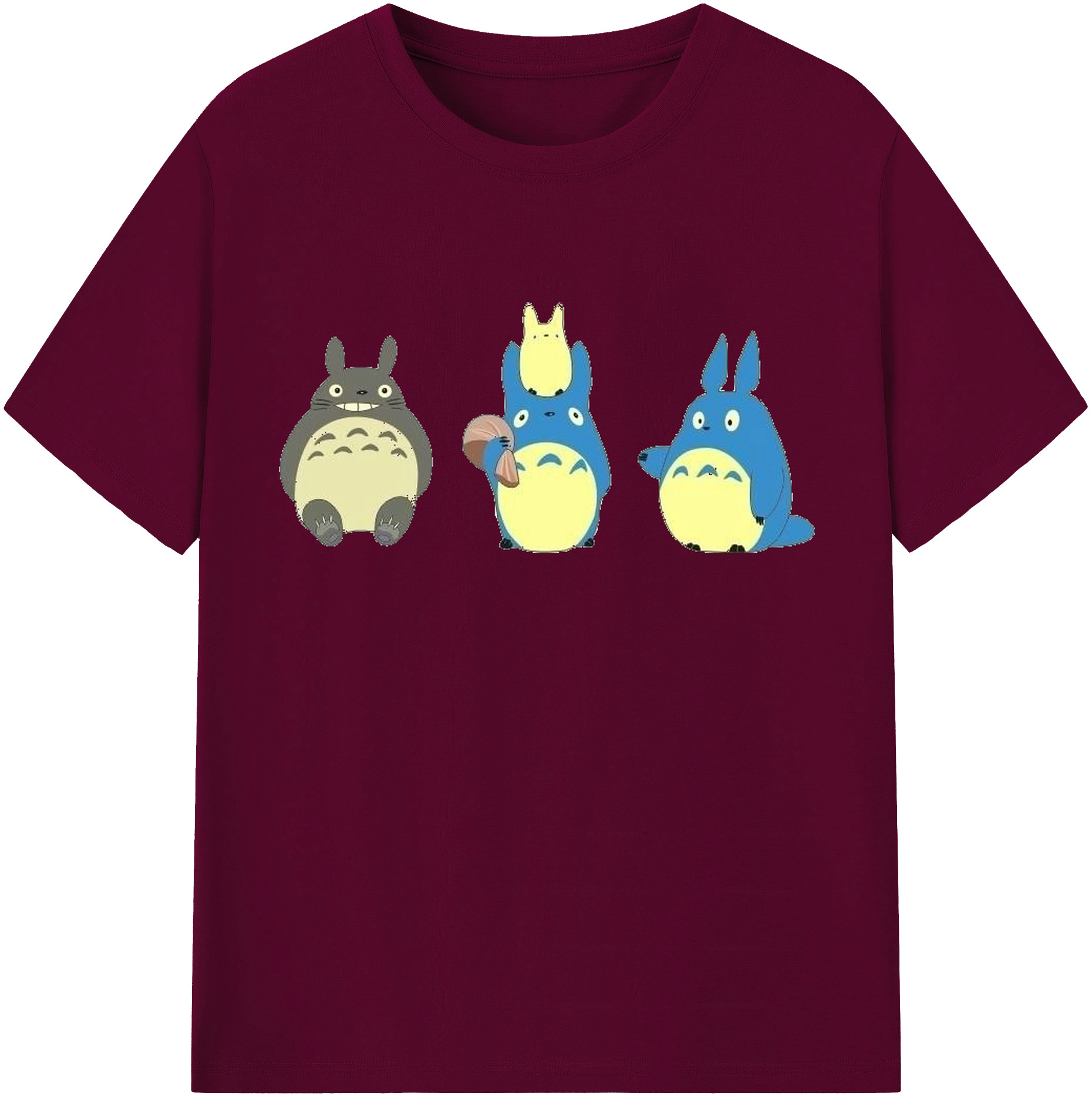 （画像用） となりのトトロ 草壁メイ 草壁サツキ My Neighbor Totoro Satsuki Kusakabe Mei Kusakabe レディースカジュアルプリントTシャツ（綿100％）